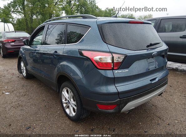1FMCU0GD2JUC30963 2018 FORD ESCAPE Синий Задняя левая четверть