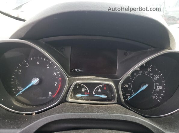 1FMCU0GD3HUD06233 2017 FORD ESCAPE Gray Vista del cuadro de instrumentos