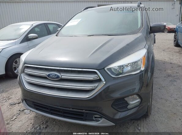 1FMCU0GD4JUD33754 2018 FORD ESCAPE Gray Widok zestawu wskaźników