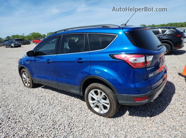 1FMCU0GD5JUD52023 2018 FORD ESCAPE Blue Rear left