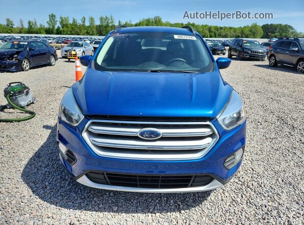 1FMCU0GD5JUD52023 2018 FORD ESCAPE Blue Front view