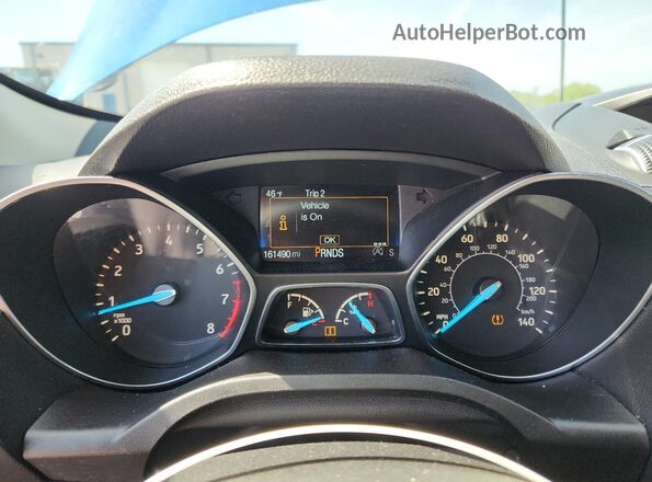 1FMCU0GD5JUD52023 2018 FORD ESCAPE Blue Instrument cluster view