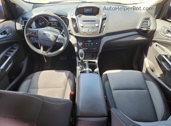 1FMCU0GD5JUD52023 2018 FORD ESCAPE Blue Dashboard view