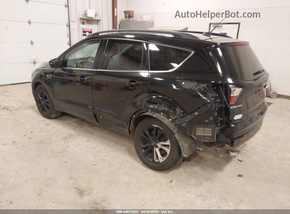 1FMCU0GD7JUD45803 2018 FORD ESCAPE Black Tył lewy