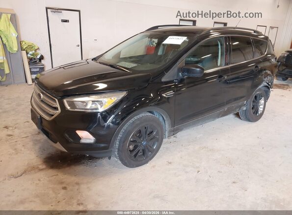 1FMCU0GD7JUD45803 2018 FORD ESCAPE Black Przód lewy