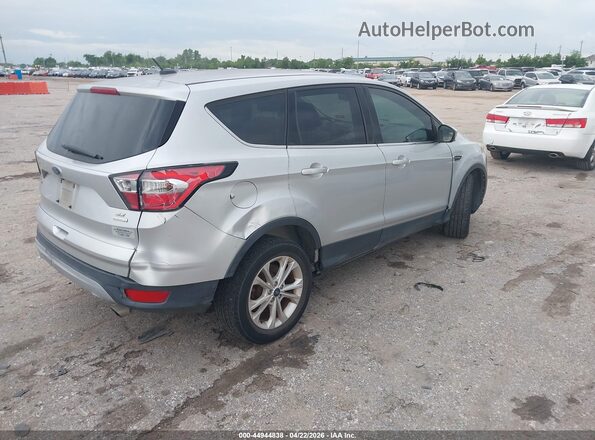 1FMCU0GD8HUD10049 2017 FORD ESCAPE Silver Задня права чверть