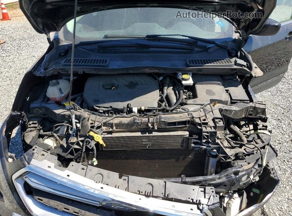 1FMCU0GD8HUD78223 2017 FORD ESCAPE Black Widok komory silnika