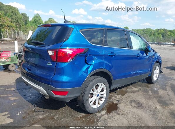 1FMCU0GD8KUB15592 2019 FORD ESCAPE Синий Задняя правая четверть