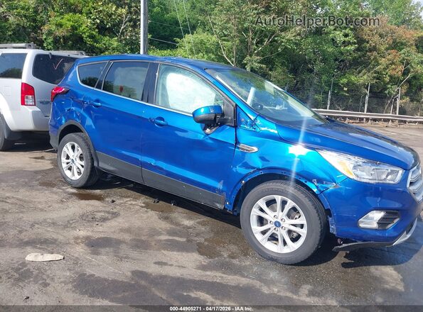 1FMCU0GD8KUB15592 2019 FORD ESCAPE Синий Вид спереди
