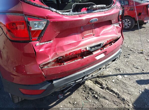 1FMCU0J93KUB14922 2019 FORD ESCAPE Красный Вид спереди