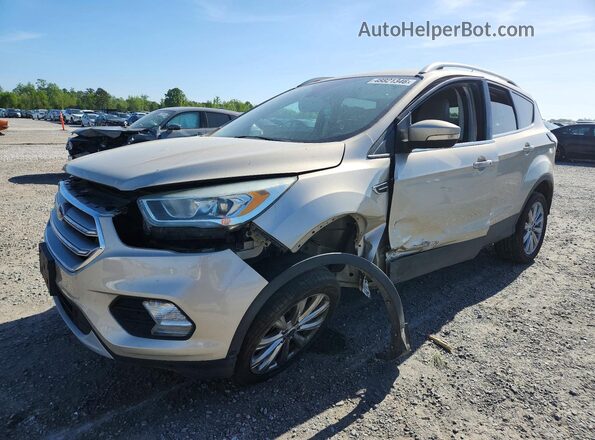 1FMCU0J96HUD18087 2017 FORD ESCAPE Gold Przód lewy