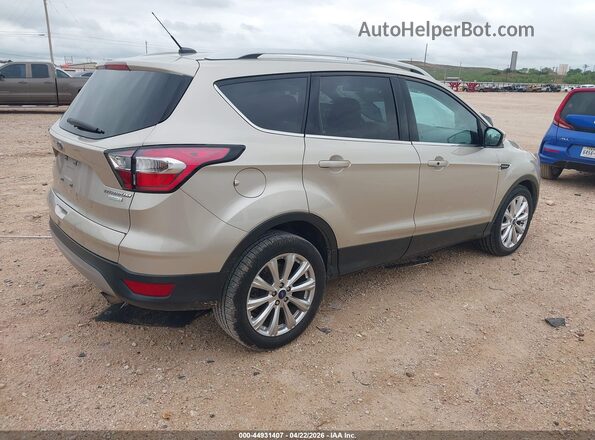 1FMCU0JDXHUD26844 2017 FORD ESCAPE Silver Tył prawy
