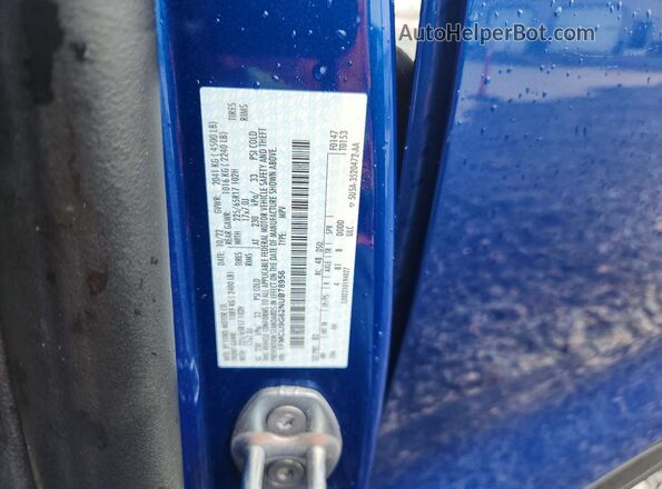 1FMCU9G62NUB78956 2022 FORD ESCAPE Синий Вид подкапотного пространства