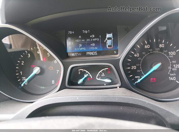 1FMCU9GD2HUD78321 2017 FORD ESCAPE White Հետևի նստատեղերի տեսք