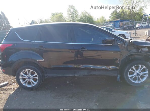 1FMCU9GD7KUB08640 2019 FORD ESCAPE Black Widok wnętrza 360 stopni