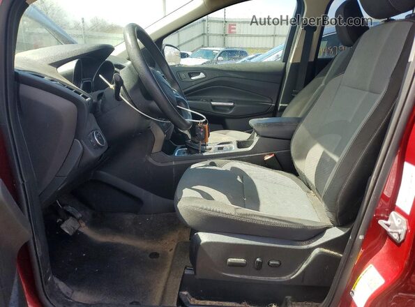 1FMCU9GD8JUD28593 2018 FORD ESCAPE Красный Вид салона спереди