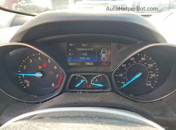 1FMCU9GD8JUD28593 2018 FORD ESCAPE Красный Вид щитка приборов