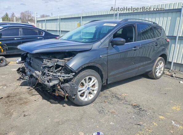 1FMCU9GDXHUD03009 2017 FORD ESCAPE Gray Առջևի ձախ երեք քառորդ տեսարան