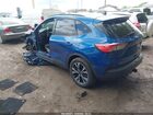 2022 Ford Escape Sel Синий vin: 1FMCU9H92NUB03358