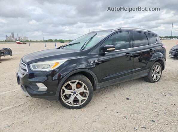 1FMCU9JD7HUE93814 2017 FORD ESCAPE Черный Передняя левая четверть