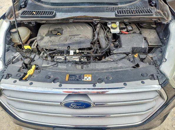 1FMCU9JD7HUE93814 2017 FORD ESCAPE Черный Вид подкапотного пространства
