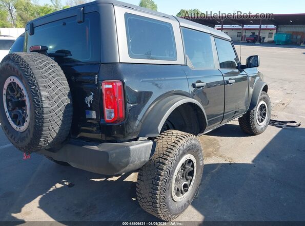 1FMDE5DH7NLB75654 2022 FORD BRONCO Черный Задняя правая четверть