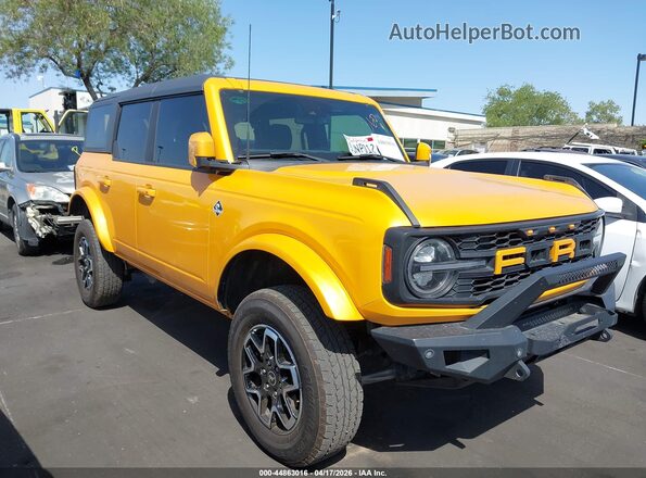 1FMEE5BP8NLB46565 2022 FORD BRONCO Оранжевый Панорамный вид салона 360°