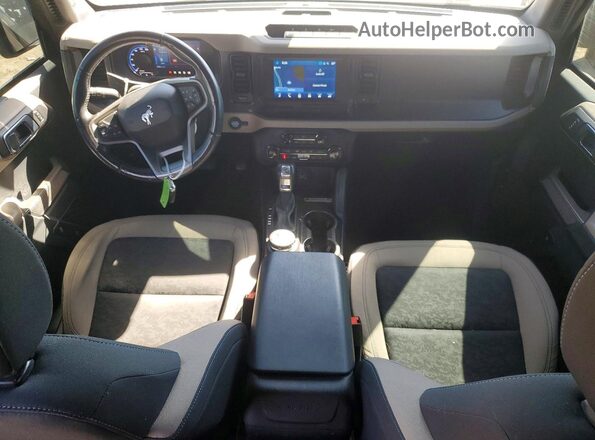 1FMEE5DP0MLA63238 2021 FORD BRONCO Gray Widok deski rozdzielczej