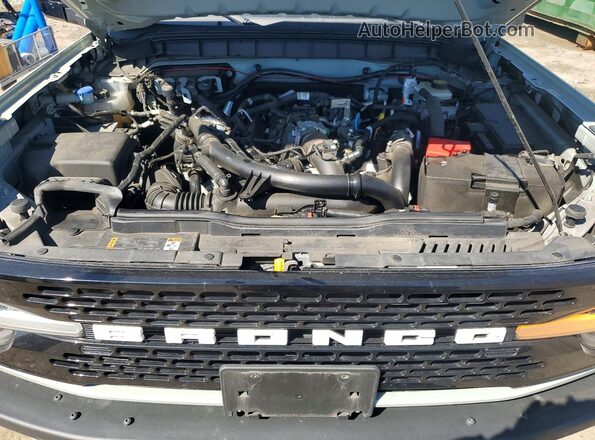1FMEE5DP0MLA63238 2021 FORD BRONCO Gray Widok komory silnika