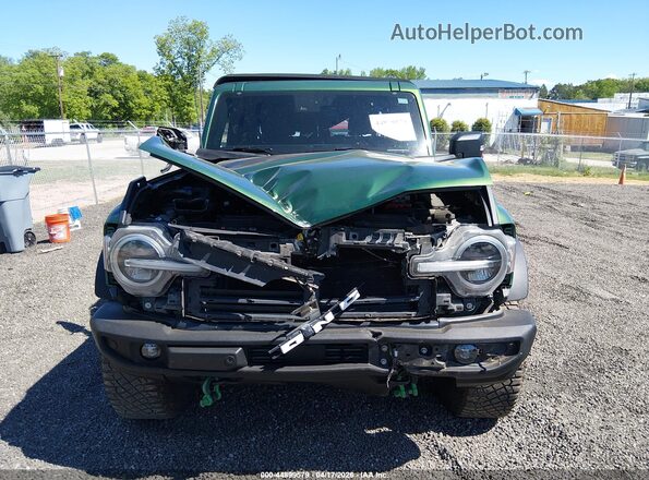 1FMEE5DP0NLB53412 2022 FORD BRONCO Green Vista del cuadro de instrumentos