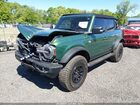 2022 Ford Bronco Wildtrak Green vin: 1FMEE5DP0NLB53412