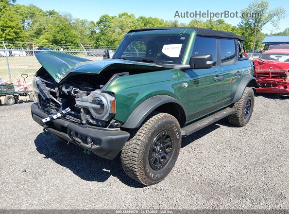 1FMEE5DP0NLB53412 2022 FORD BRONCO Green Vista tres cuartos delantera izquierda