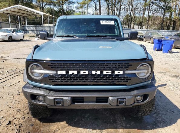 1FMEE5DP3PLB38745 2023 FORD BRONCO Серый Вид спереди