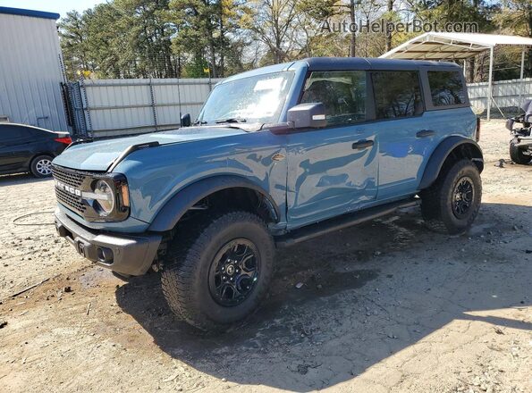 1FMEE5DP3PLB38745 2023 FORD BRONCO Серый Передняя левая четверть