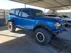2022 Ford Bronco Base Синий vin: 1FMEE5DPXNLB60707