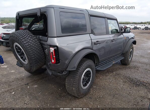1FMEE9BP8RLA41375 2024 FORD BRONCO Серый Задняя правая четверть