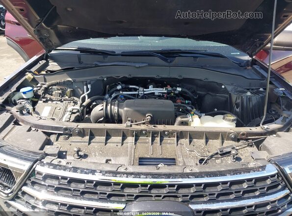 1FMSK7DH0NGA47440 2022 FORD FORD EXPLORER Maroon Vista trasera