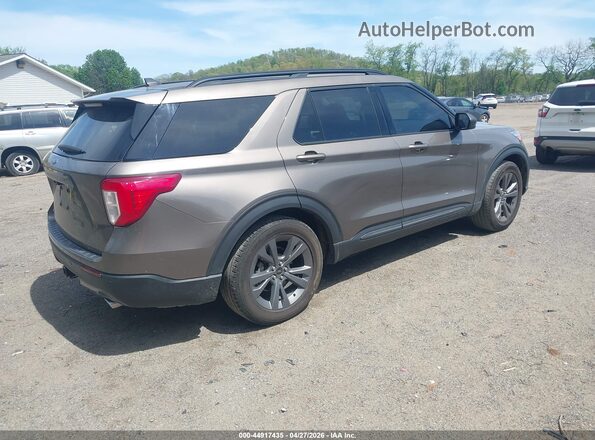 1FMSK7DH2MGA29052 2021 FORD FORD EXPLORER Gold Tył prawy