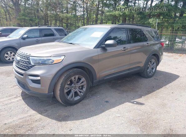 1FMSK7DH2MGA29052 2021 FORD FORD EXPLORER Gold Przód lewy