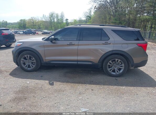 1FMSK7DH2MGA29052 2021 FORD FORD EXPLORER Gold Widok wnętrza 360 stopni