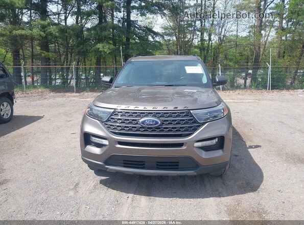 1FMSK7DH2MGA29052 2021 FORD FORD EXPLORER Gold Widok zestawu wskaźników