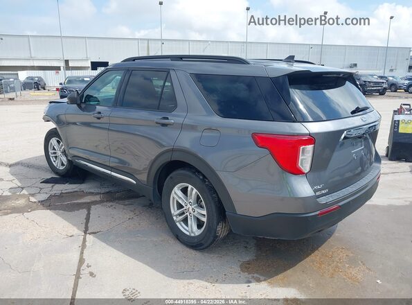 1FMSK7DH4NGA34657 2022 FORD FORD EXPLORER Gray Trasero izquierdo