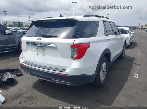 1FMSK7DH5MGC17497 2021 FORD FORD EXPLORER Белый Задняя правая четверть