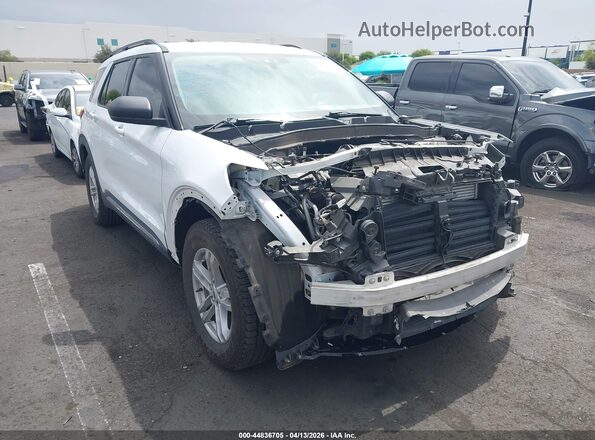 1FMSK7DH5MGC17497 2021 FORD FORD EXPLORER Белый Передняя правая четверть
