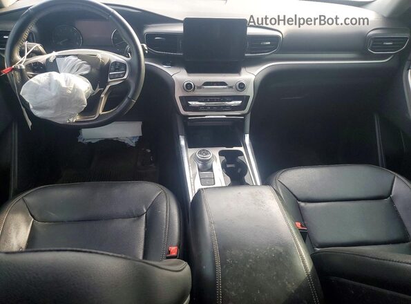 1FMSK7DH6LGD13038 2020 FORD FORD EXPLORER Серебряный Вид панели приборов