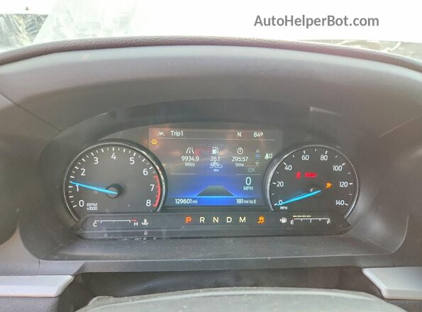 1FMSK7DH6LGD13038 2020 FORD FORD EXPLORER Серебряный Вид щитка приборов