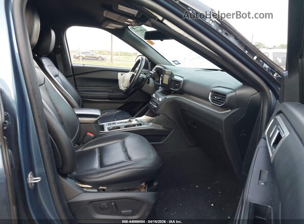 1FMSK7DH9LGA70034 2020 FORD FORD EXPLORER Blue Front interior view