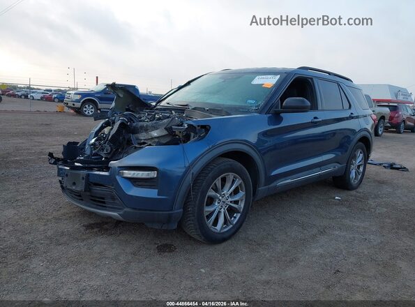 1FMSK7DH9LGA70034 2020 FORD FORD EXPLORER Blue Front left