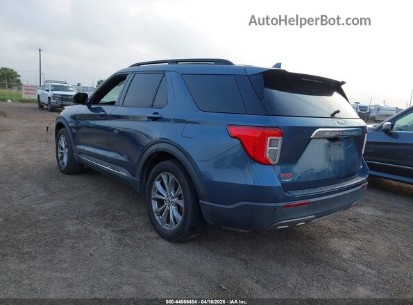 1FMSK7DH9LGA70034 2020 FORD FORD EXPLORER Blue Rear left