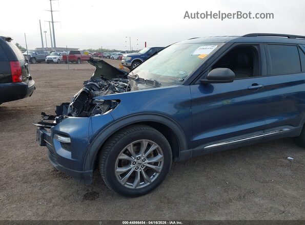 1FMSK7DH9LGA70034 2020 FORD FORD EXPLORER Blue Front view